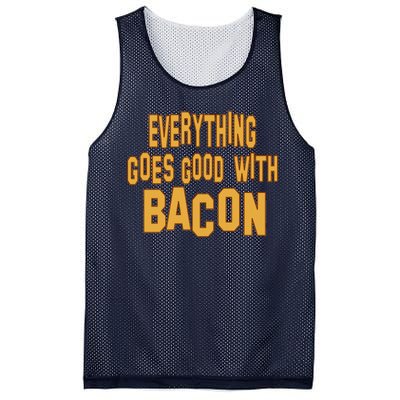 Everything Goes Good With Bacon Mesh Reversible Basketball Jersey Tank