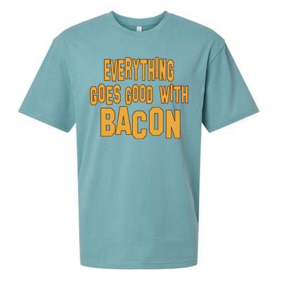 Everything Goes Good With Bacon Sueded Cloud Jersey T-Shirt