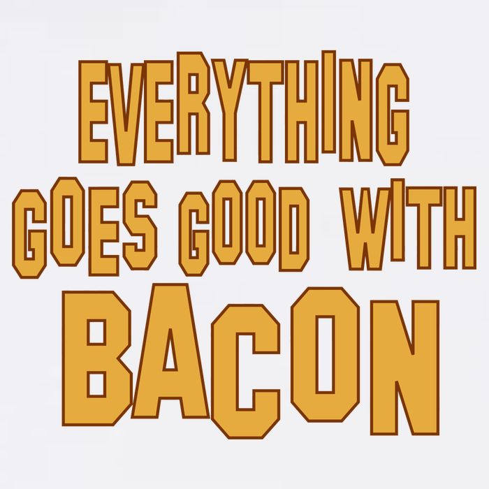 Everything Goes Good With Bacon Garment-Dyed Sweatshirt