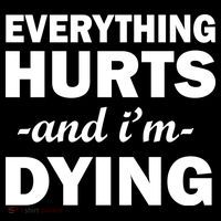 Everything Hurts And I'm Dying Mesh Reversible Basketball Jersey Tank
