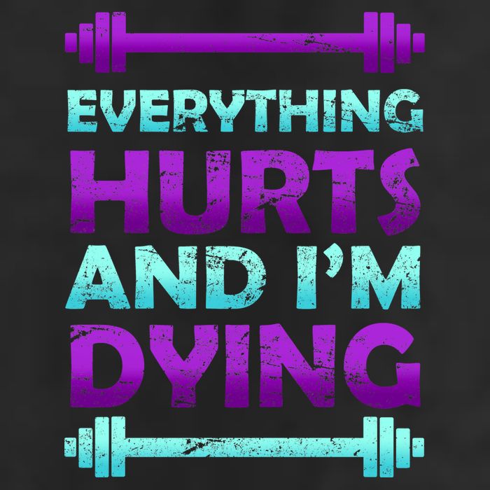 Everything Hurts And I'm Dying Exercise Adult Drive Performance Visor