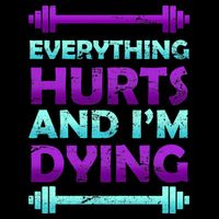 Everything Hurts And I'm Dying Exercise Wool Snapback Cap