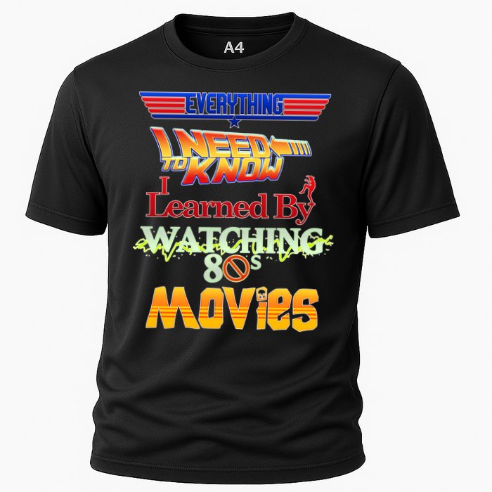Everything I Need To Know - 80s Movies Cooling Performance Crew T-Shirt
