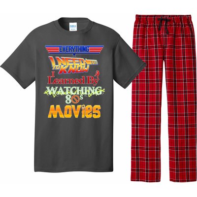 Everything I Need To Know - 80s Movies Pajama Set