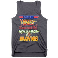 Everything I Need To Know - 80s Movies Tank Top