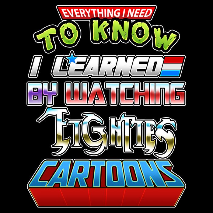 Everything I Need To Know I Learned By Watching Eighties Cartoons Daily Commute Backpack
