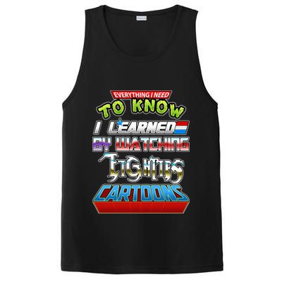 Everything I Need To Know I Learned By Watching Eighties Cartoons PosiCharge Competitor Tank