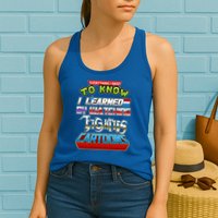 Everything I Need To Know I Learned By Watching Eighties Cartoons Womens Tank Top