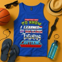 Everything I Need To Know I Learned By Watching Eighties Cartoons Tank Top