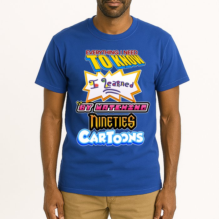 Everything I Need To Know I Learned By Watching Nineties Cartoons Tall T-Shirt