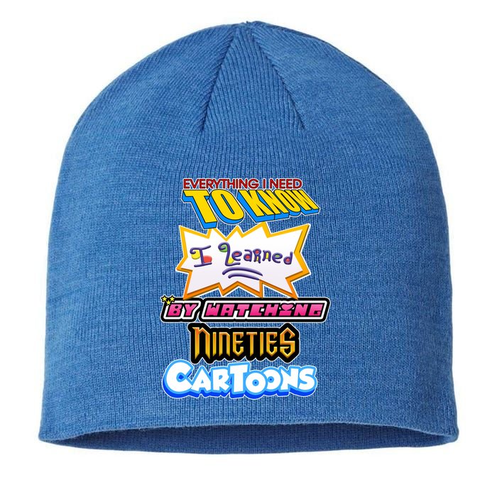 Everything I Need To Know I Learned By Watching Nineties Cartoons Sustainable Beanie