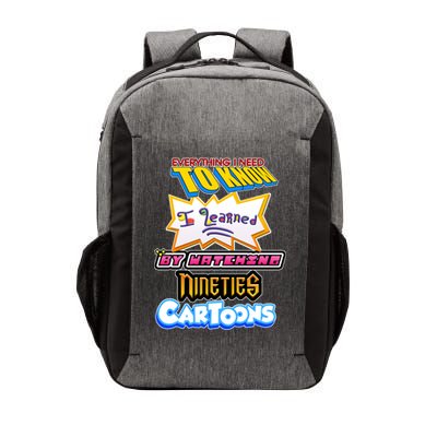 Everything I Need To Know I Learned By Watching Nineties Cartoons Vector Backpack