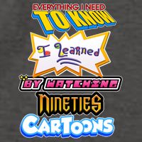 Everything I Need To Know I Learned By Watching Nineties Cartoons Vector Backpack