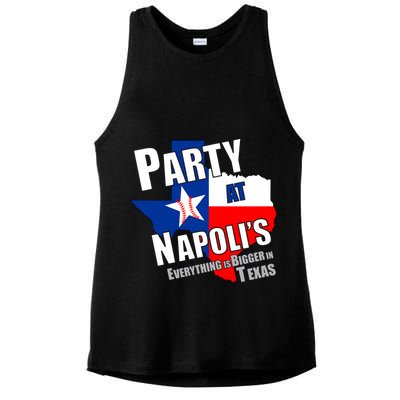 Everything is Bigger In Texas Party At Napoli's Ladies PosiCharge Tri-Blend Wicking Tank
