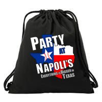 Everything is Bigger In Texas Party At Napoli's Drawstring Bag