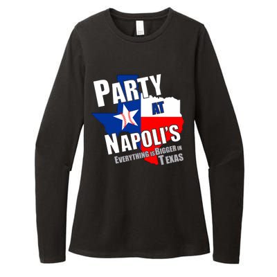 Everything is Bigger In Texas Party At Napoli's Womens CVC Long Sleeve Shirt