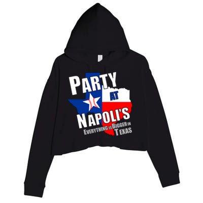 Everything is Bigger In Texas Party At Napoli's Crop Fleece Hoodie