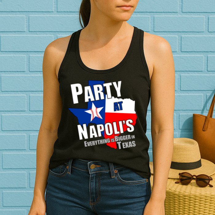 Everything is Bigger In Texas Party At Napoli's Womens Tank Top