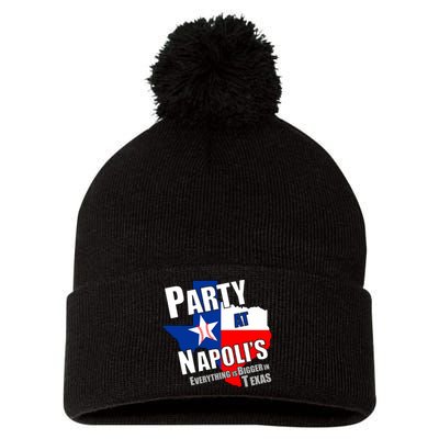 Everything is Bigger In Texas Party At Napoli's Pom Pom 12in Knit Beanie