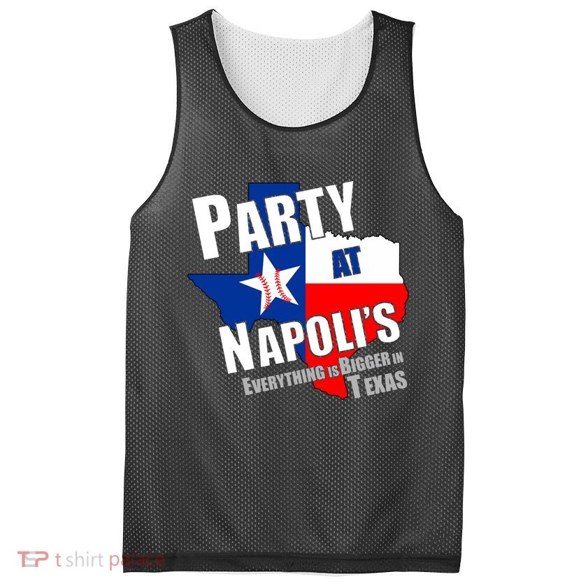 Everything is Bigger In Texas Party At Napoli's Mesh Reversible Basketball Jersey Tank