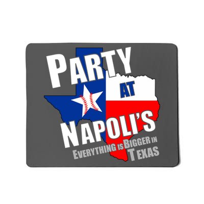 Everything is Bigger In Texas Party At Napoli's Mousepad