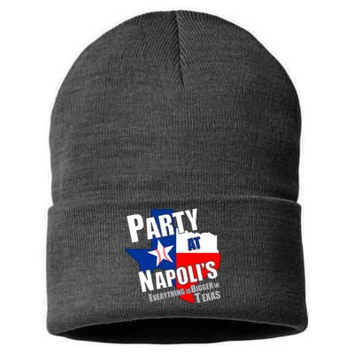 Everything is Bigger In Texas Party At Napoli's Sustainable Knit Beanie