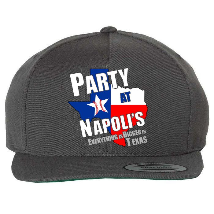 Everything is Bigger In Texas Party At Napoli's Wool Snapback Cap