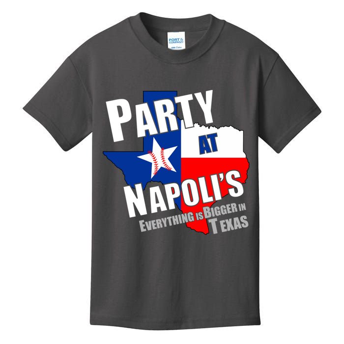 Everything is Bigger In Texas Party At Napoli's Kids T-Shirt