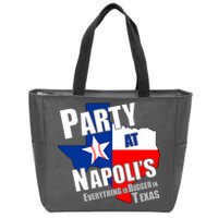 Everything is Bigger In Texas Party At Napoli's Zip Tote Bag