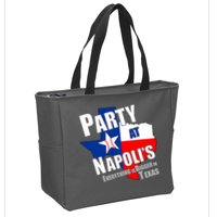 Everything is Bigger In Texas Party At Napoli's Zip Tote Bag
