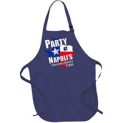 Everything is Bigger In Texas Party At Napoli's Full-Length Apron With Pockets