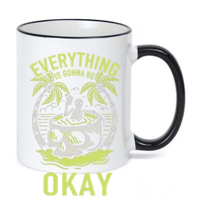 Everything Is Gonna Be Okay 11oz Black Color Changing Mug