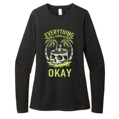 Everything Is Gonna Be Okay Womens CVC Long Sleeve Shirt