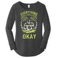 Everything Is Gonna Be Okay Women's Perfect Tri Tunic Long Sleeve Shirt