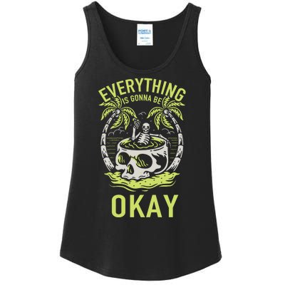 Everything Is Gonna Be Okay Ladies Essential Tank