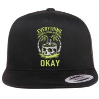 Everything Is Gonna Be Okay Flat Bill Trucker Hat