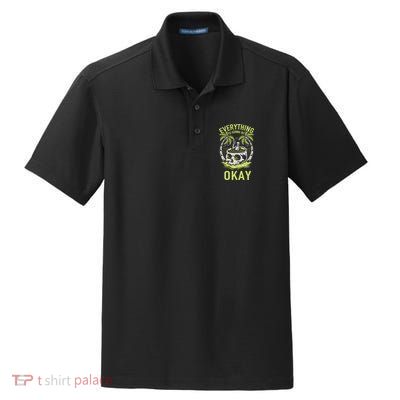 Everything Is Gonna Be Okay Dry Zone Grid Polo