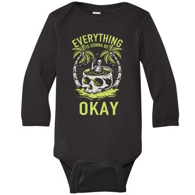 Everything Is Gonna Be Okay Baby Long Sleeve Bodysuit