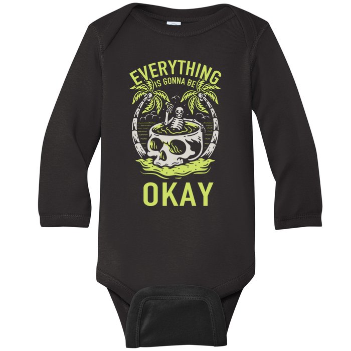 Everything Is Gonna Be Okay Baby Long Sleeve Bodysuit