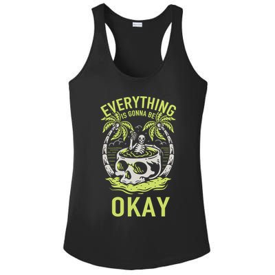 Everything Is Gonna Be Okay Ladies PosiCharge Competitor Racerback Tank