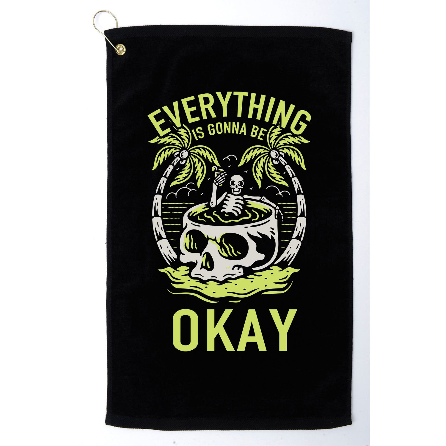 Everything Is Gonna Be Okay Golf Towel
