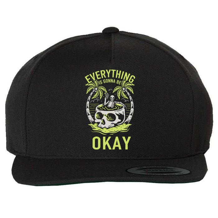 Everything Is Gonna Be Okay Wool Snapback Cap