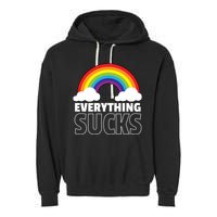 Everything Sucks Garment-Dyed Fleece Hoodie