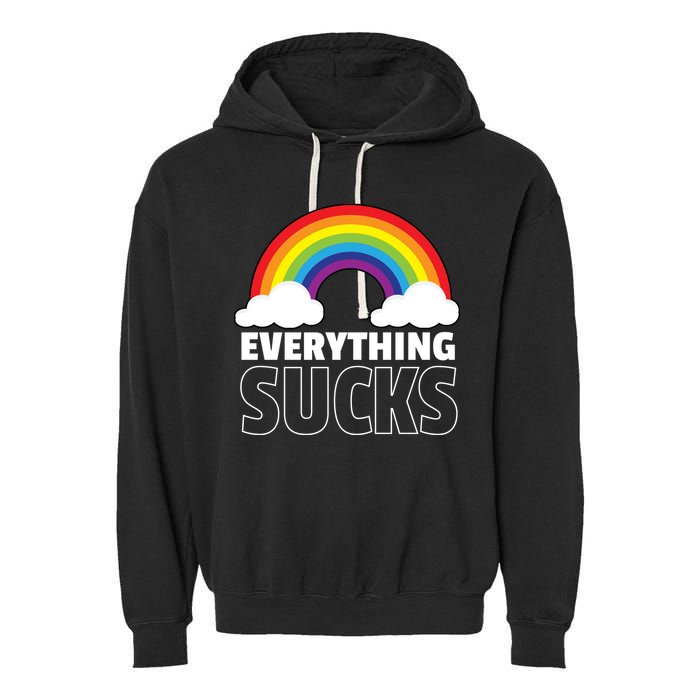 Everything Sucks Garment-Dyed Fleece Hoodie