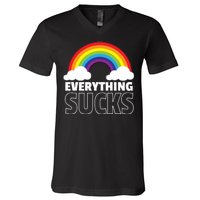 Everything Sucks V-Neck T-Shirt