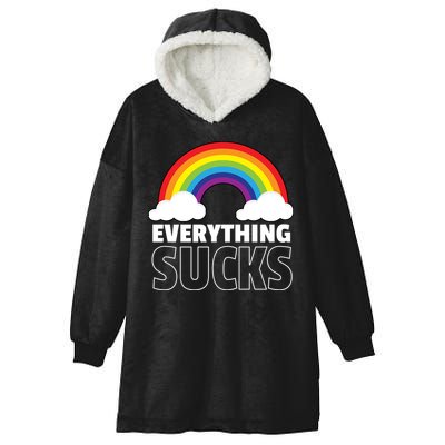 Everything Sucks Hooded Wearable Blanket