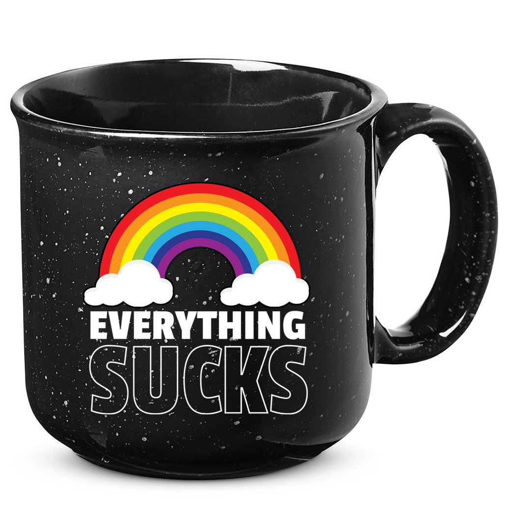 Everything Sucks 15oz Campfire Ceramic Mug