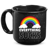 Everything Sucks 15oz Campfire Ceramic Mug