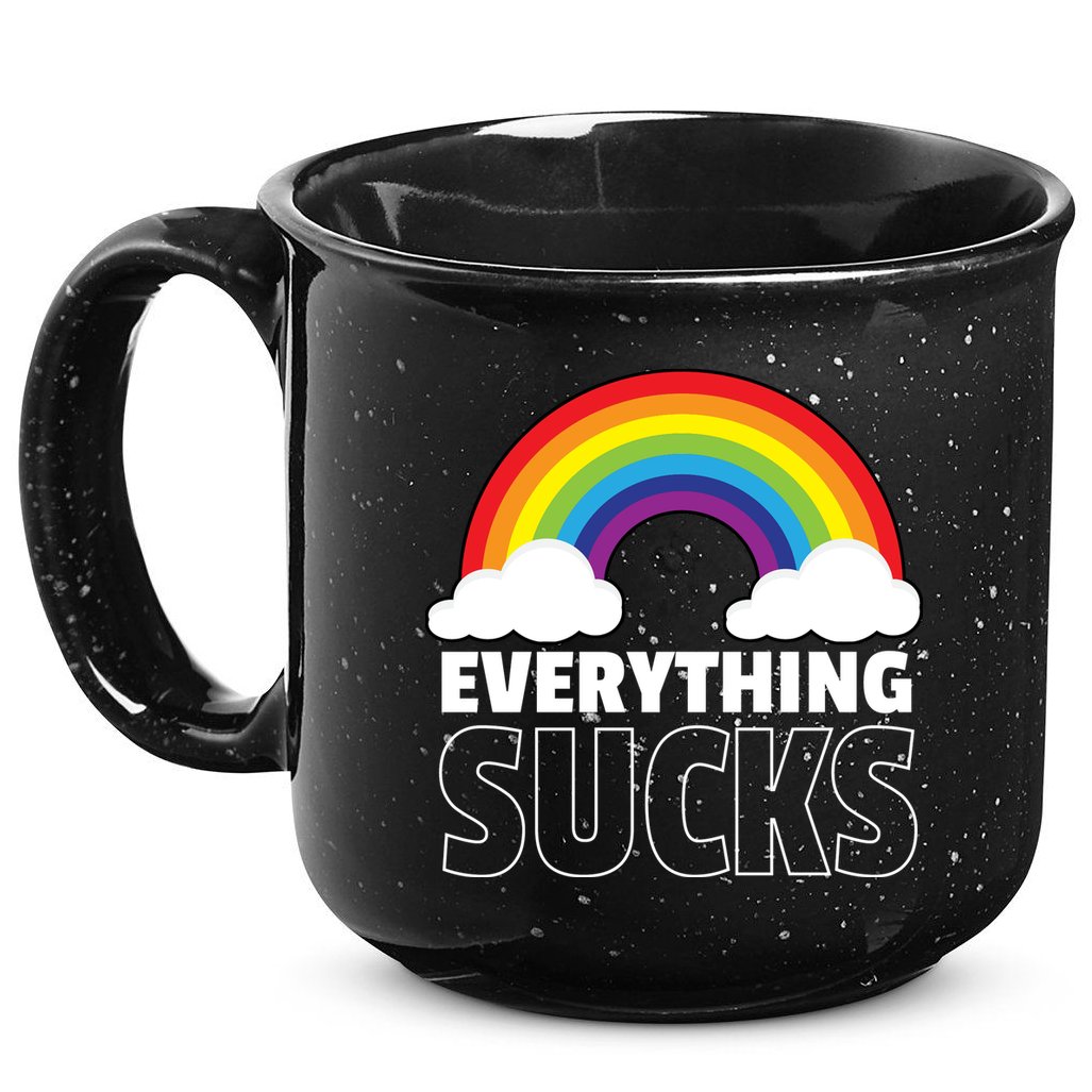 Everything Sucks 15oz Campfire Ceramic Mug