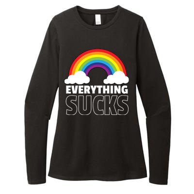 Everything Sucks Womens CVC Long Sleeve Shirt